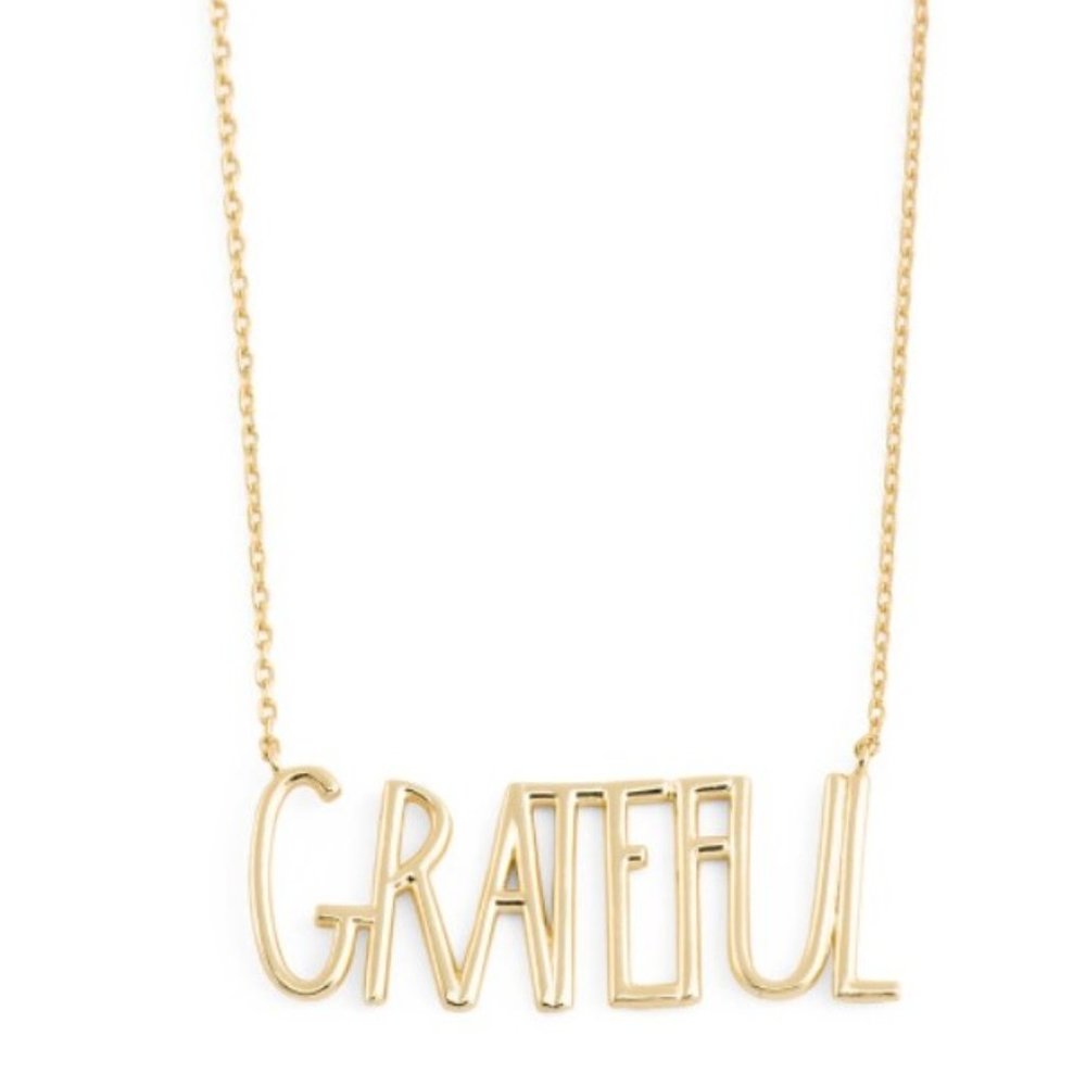 RAE DUNN 14k Gold Plated Necklace
